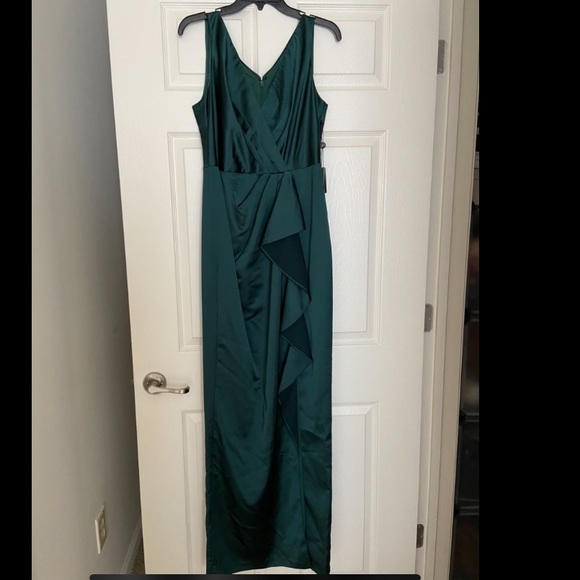 Adrianna Papell drape gown NWT - Picture 2 of 7